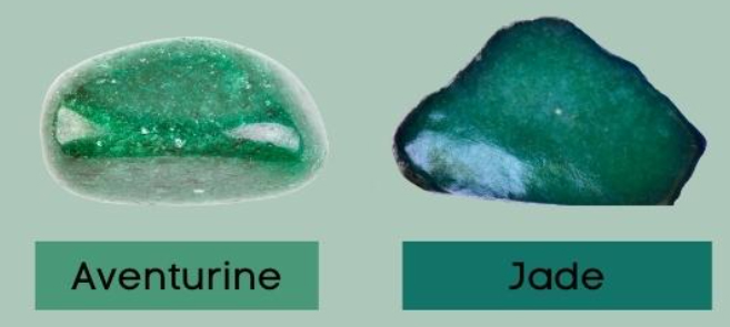 Aventurine vs Jade stones