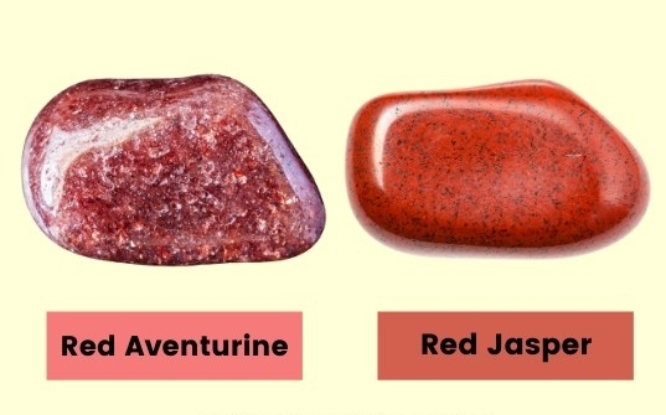 Red Aventurine VS Red Jasper